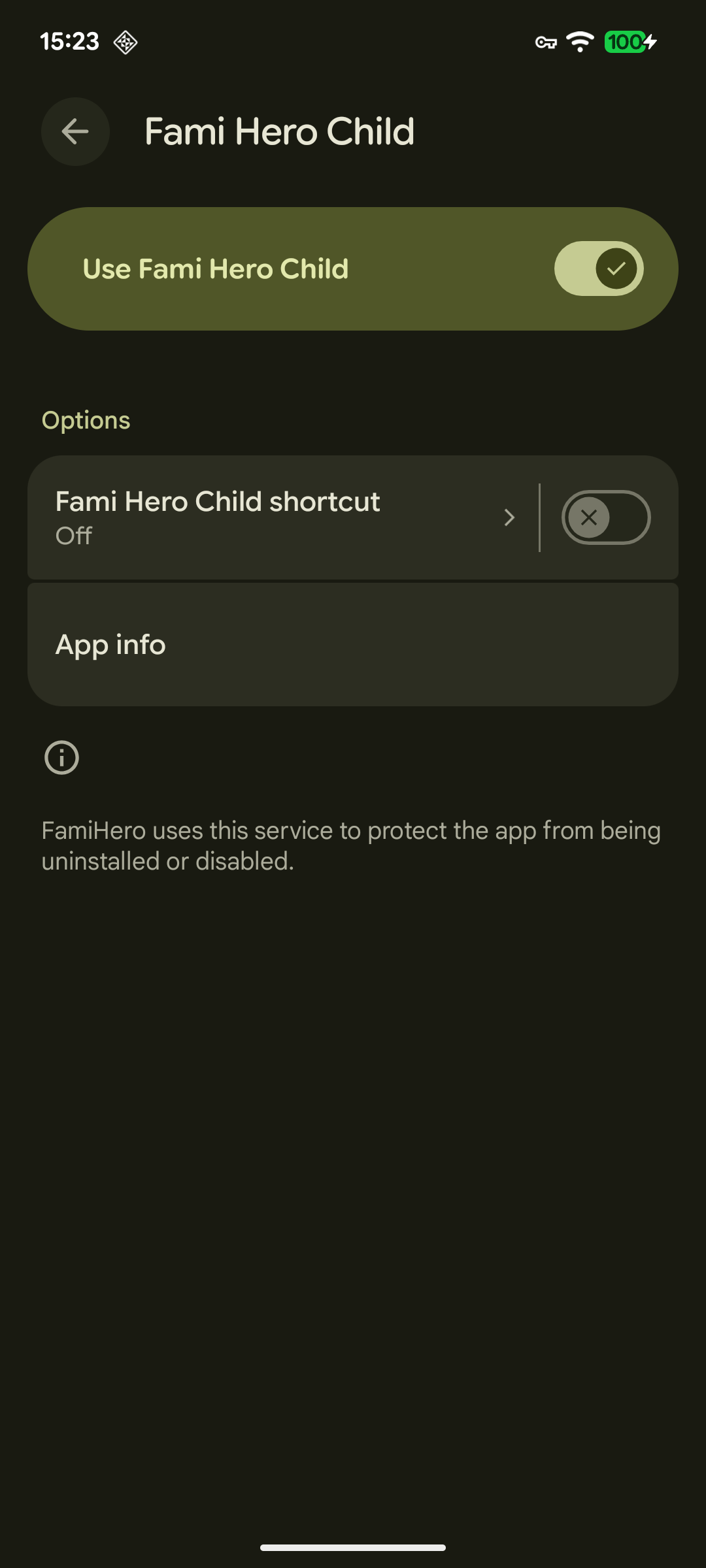 Accessibility Permission Active State in Android Settings